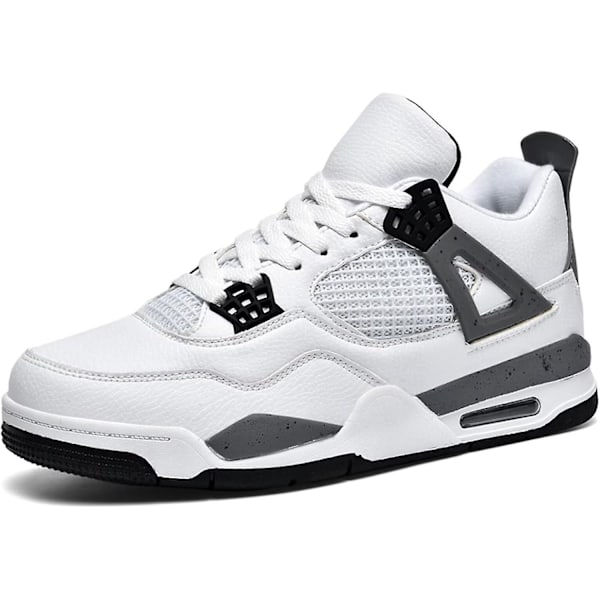 Air, Retro, Skateskor, Fitness, Basket, Casual, Arbete, Löpning, Promenad 2 Aj4white Grå 9.5 UK