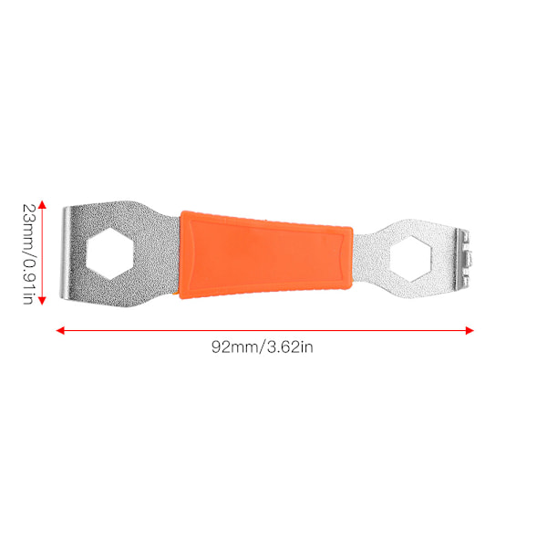 9/10mm Karbonstål Sykkelkjedebolt Fastnøkkel Sykkel Reparasjonsverktøy Veivnøkkel