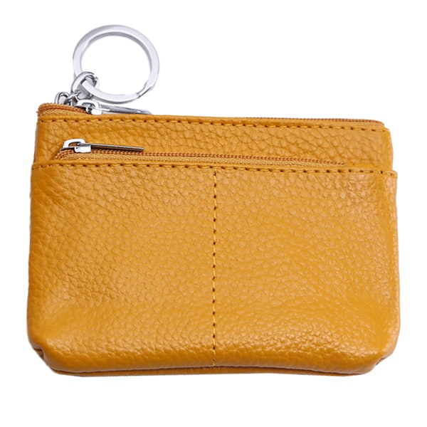 Winter new fashion key case creative simple card case leather coin purse