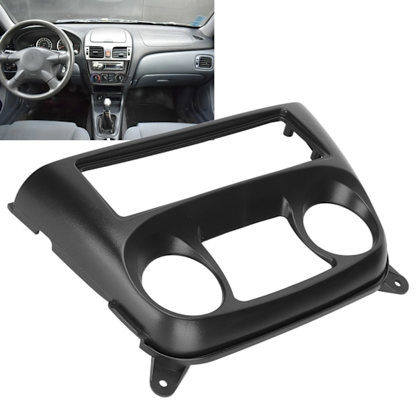1DIN Bilstereo Radio Fascia ABS Slitstark Navigations Trim Ersättning för Nissan Almera Sentra 2000‑2006