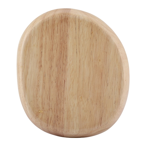 Wooden Natural Fashionable Tray Plate for Restaurant Hotel Coffee Shop Home(Small)