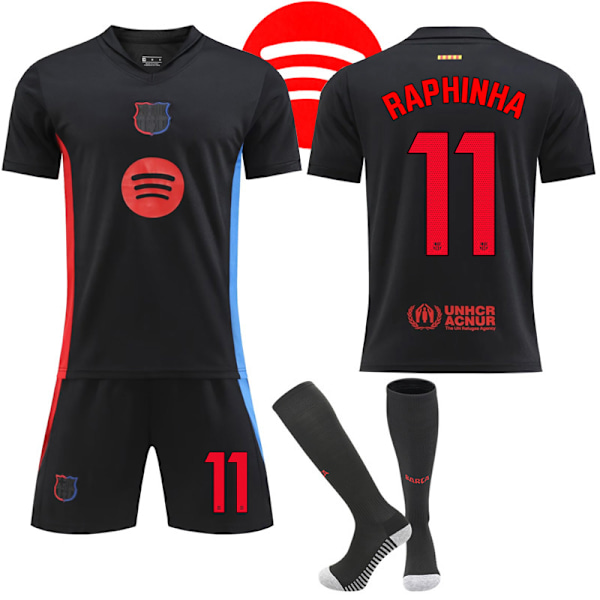 Fotbollströja, Barn & Vuxen, 2024-2025, Raphinha, No.11 No.11 Raphinha 16