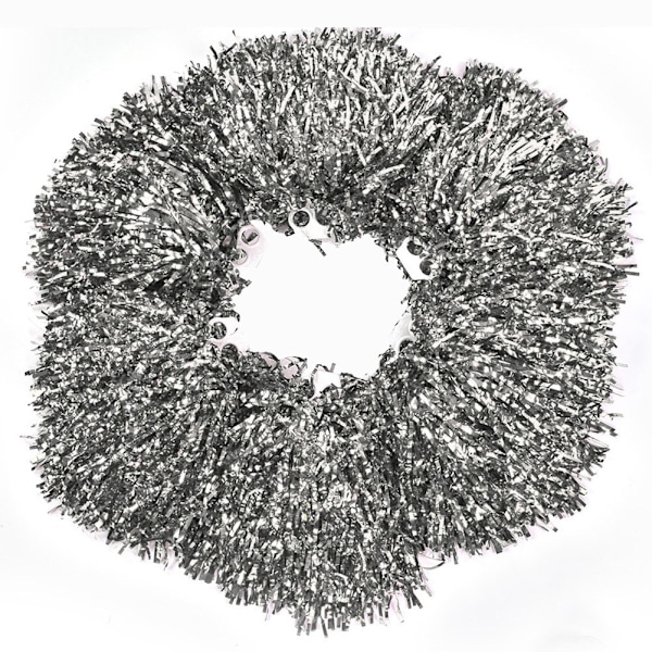 6 st Cheerleading Pom Poms Sportdans Boll Partytillbehör med Ringdesign (Silver)