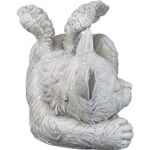 Design Toscano kattengel, gravfigur, mål: 14 x 10 x 12,5 cm