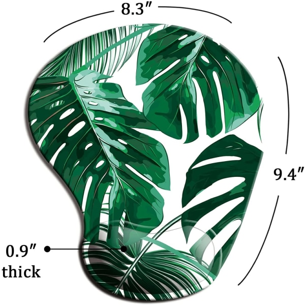 Ergonominen hiirimatto rannetuella, söpö hiirimatto