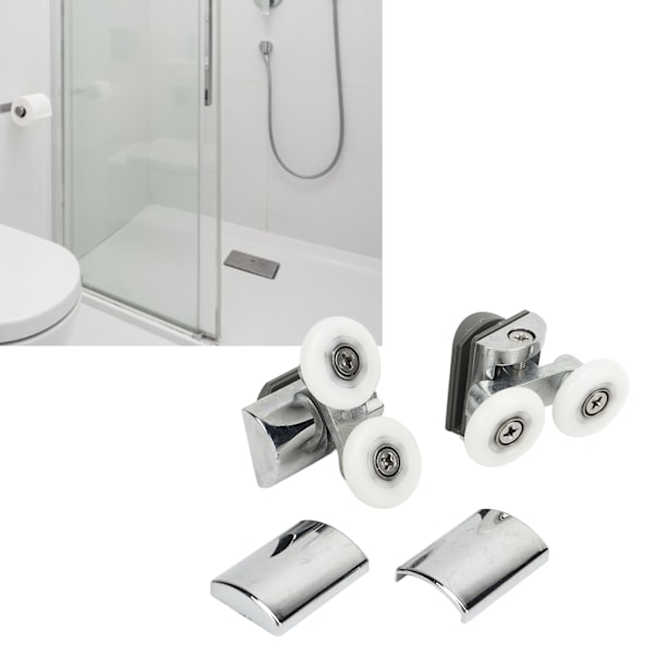 23mm Sliding Door Pulley Bathroom Closet Glass Door Hanging Swing Wheel Upper Lower Roller Kit