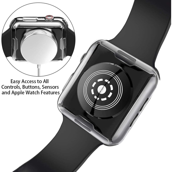 2 stykker beskyttelsescover, der passer til Apple Watch Series 6 /