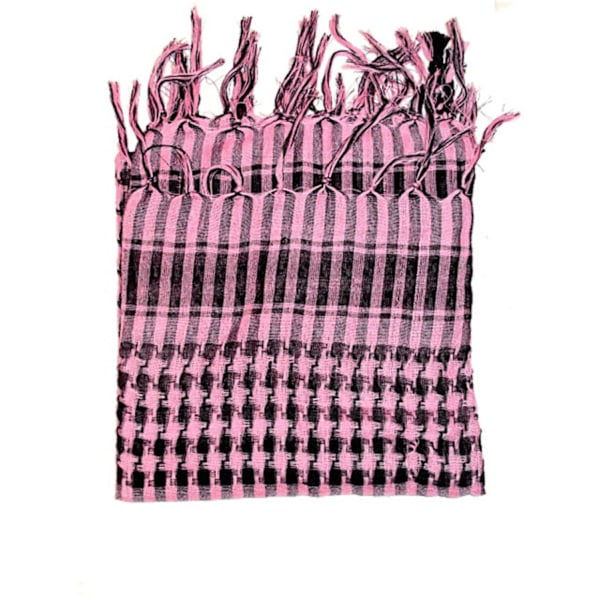 Palestinasjal, keffiyeh, Rosa, svart, scarf Rosa