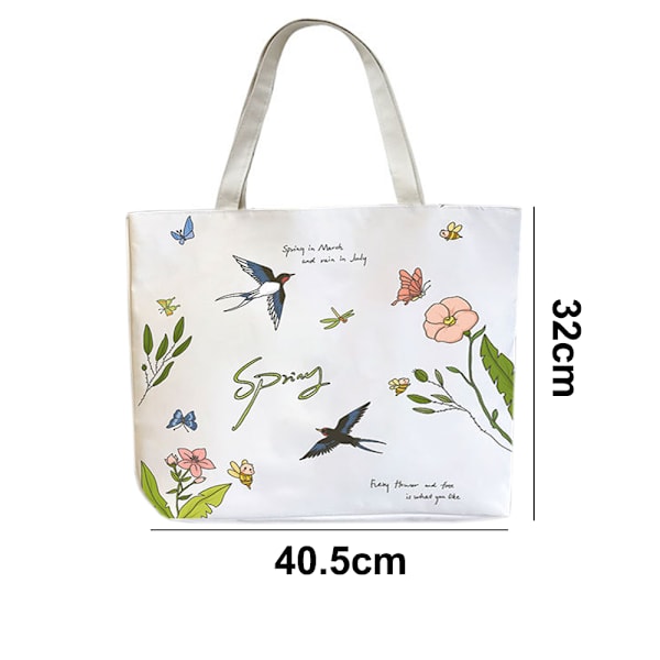 Tote Bag, Återanvändbara Matkassar, för Julgåvor, Shopping & Strand
