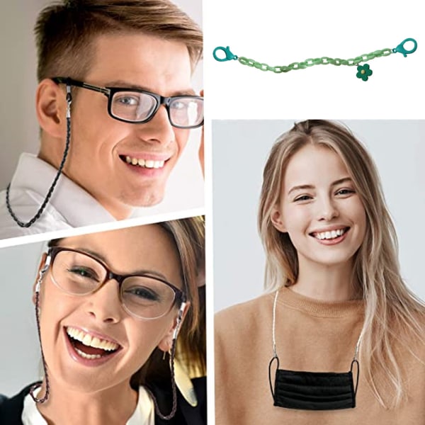 Brillekæde Solbrilleholder Eyewear Retainer Strap briller