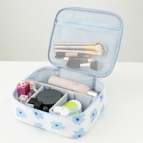 Makeup taske med justerbare skillevægge, makeup taske til piger