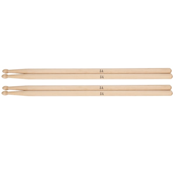 2 Par med 5A/5B Maple Tre Jazz Trommesett Trommestikker Musikk Instrument Tilbehør 5A Trommestikker