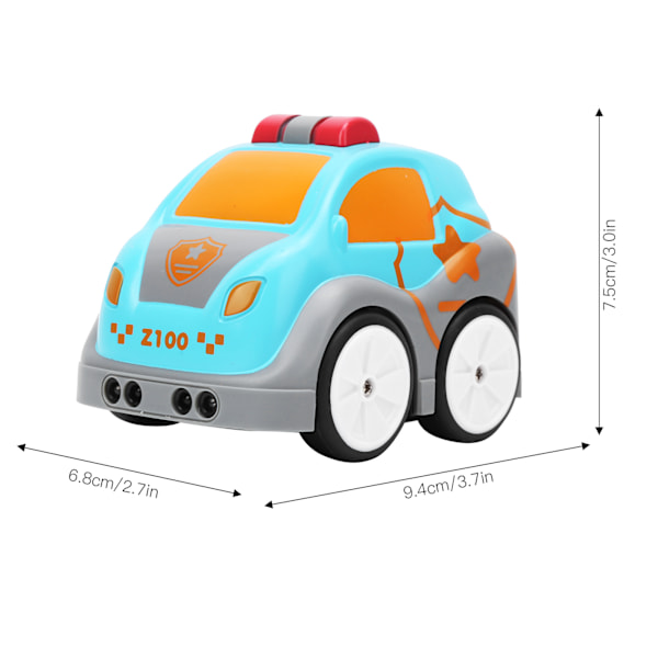 Piirretty Älykäs RC-Auto Käsikäyttöinen Seuraava Langaton Tunnistus Rata Leikkiauto Harmaa Sininen