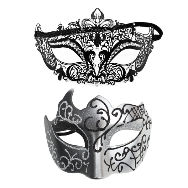 One Pair Couple's Gorgeous Masquerade Masks seksikäs Eye Mask Party