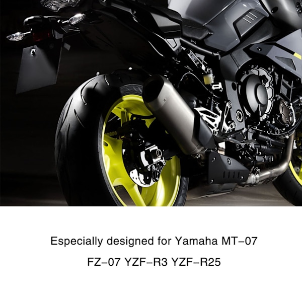 Motorcykel LED Blinklys Baglygte til MT07 FZ07 YZFR3 YZFR25 (Hvid)