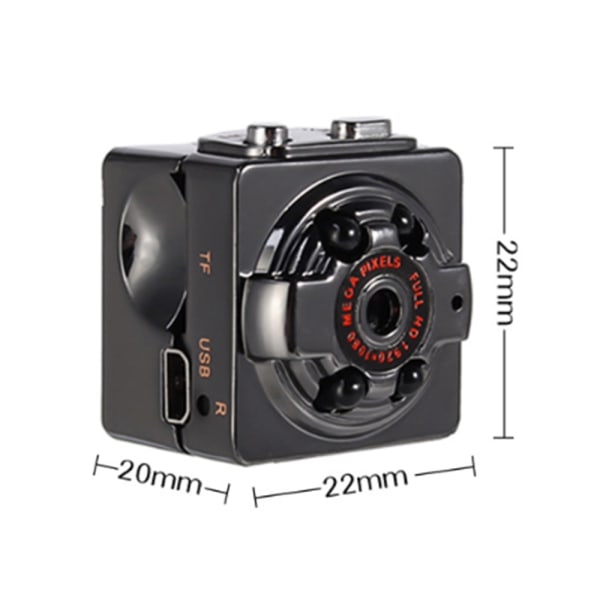 SQ8 Mini DV-kamera Liten kamera Video High Definition Mini