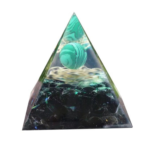 Orgonite Crystal Resin Craft Healing Crystal Pyramid