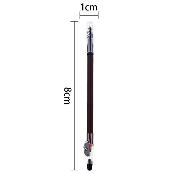 Ögonbrynspenna av trä – Vattentät, dubbelsidig penna