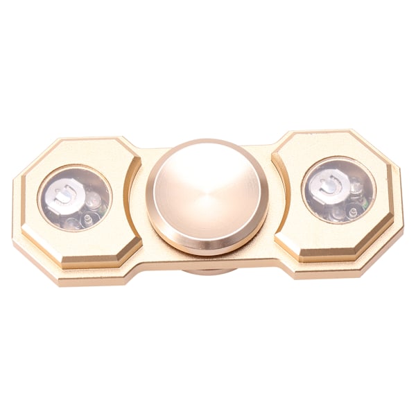 1 stk. LED Lys Fingertip Spinner Stål Kuglelejer Stressaflastning EDC Håndfokus Legetøj