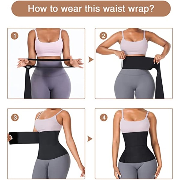 Midjelindning, waist trainer för kvinnor med slingdesign