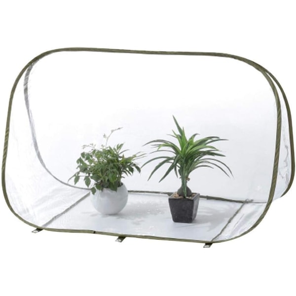 Pop Up-växthus, vintertält för växter 90x52x62cm Bärbart hopfällbart växthustält PVC-odlings-/växthustält Cover för trädgård