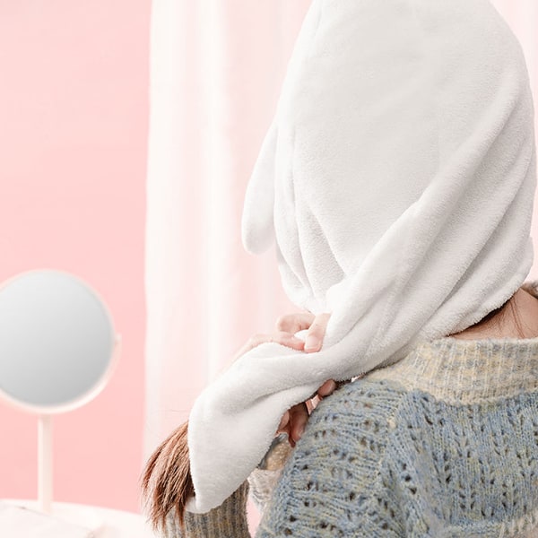 Hårhåndklæde til børn piger og kvinder - Hurtigttørrende hår til