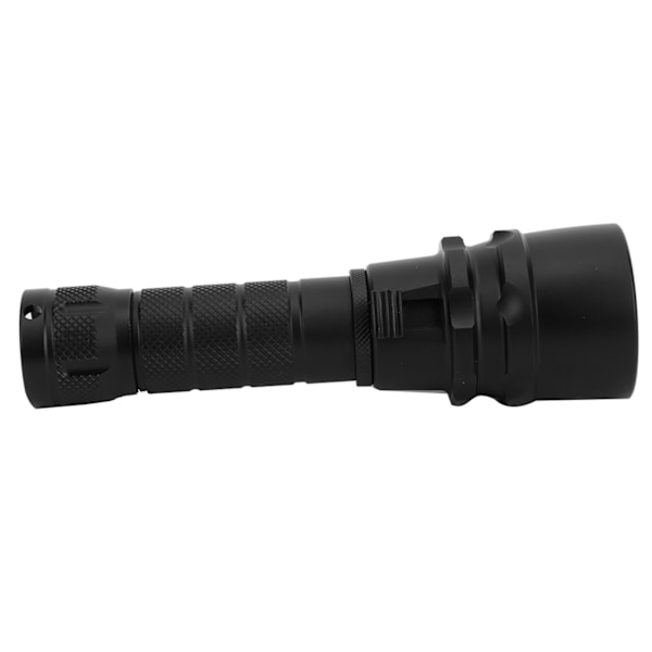 Aluminium Alloy Black 1000LM 50m Depth Diving Flashlight Underwater Torch AccessoryBlack