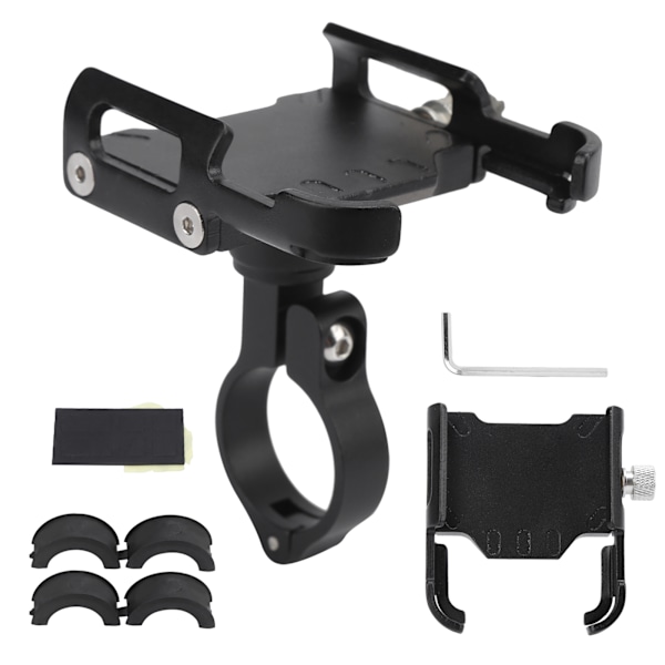 Bike Mobile Phone Holder Aluminum Alloy Durable Fixed Smart Phone Bracket Adjustable