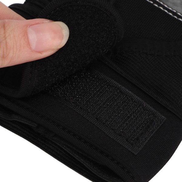 Tyk boksning fodbeskytter justerbar strop elastisk sparring fodbeskytter til børn voksne M 30-35