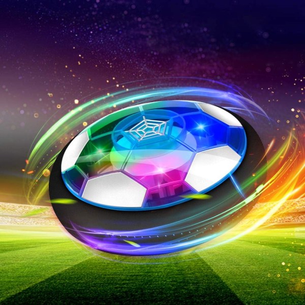 Air Power Football - Ladattava Hover Ball -sisäjalkapallo LEDillä, erittäin hauskaa jalkapalloa pelatessa
