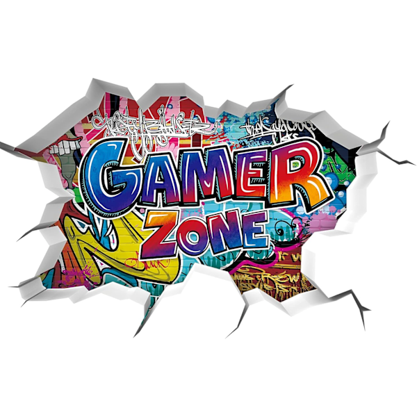 Gamer, Väggdekaler, Pojkrum