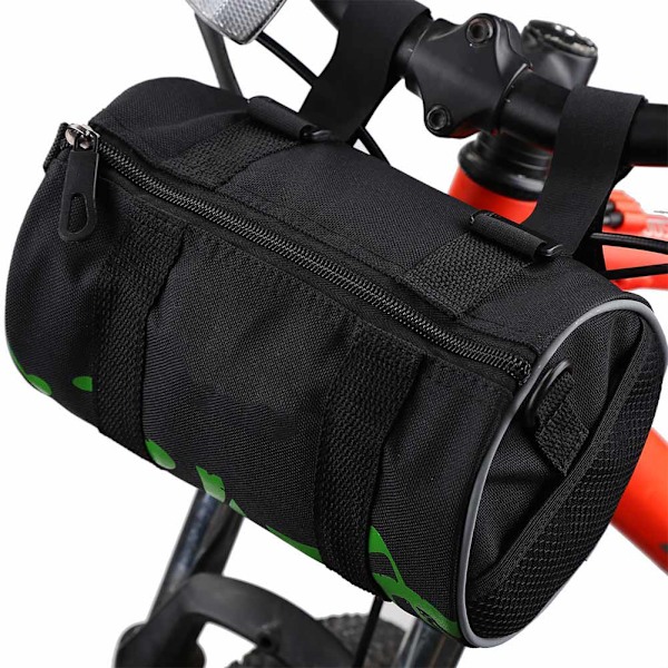 Ny Trendig Mountainbike Styrbag Cykelutrustning Tillbehör (Grönt Nummer)