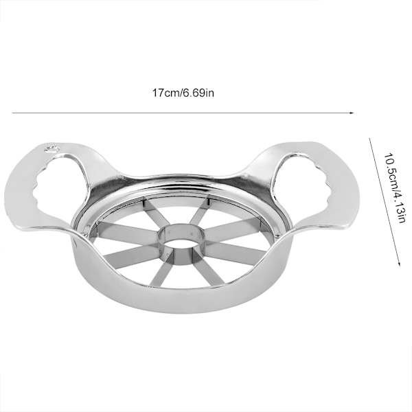 Fruktkjernefjerner i rustfritt stål for epler og pærer - deler, skjærer og skiver