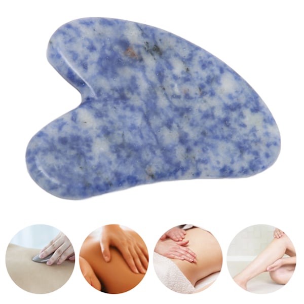 Multifunction Gua Sha Board Heart Shaped Smoothing Surfaces Facial Body Massaging Scraping Board