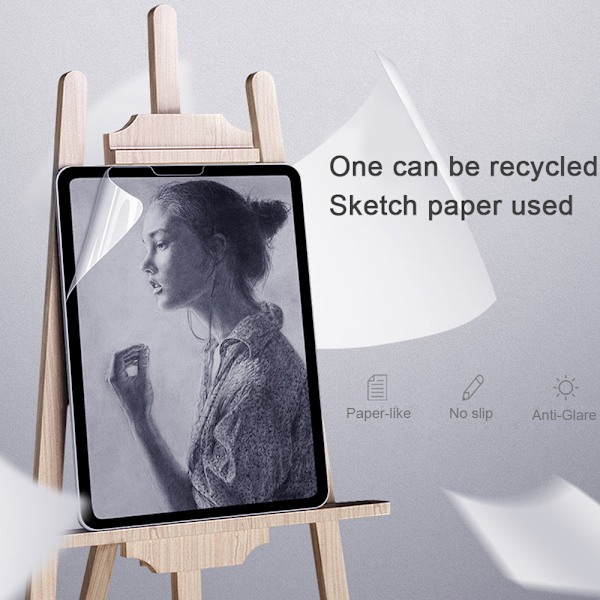 Paperin kaltainen näytönsuoja iPadille, irrotettava magneettinen iPad-mattanäytönsuoja, uudelleenkäytettävä