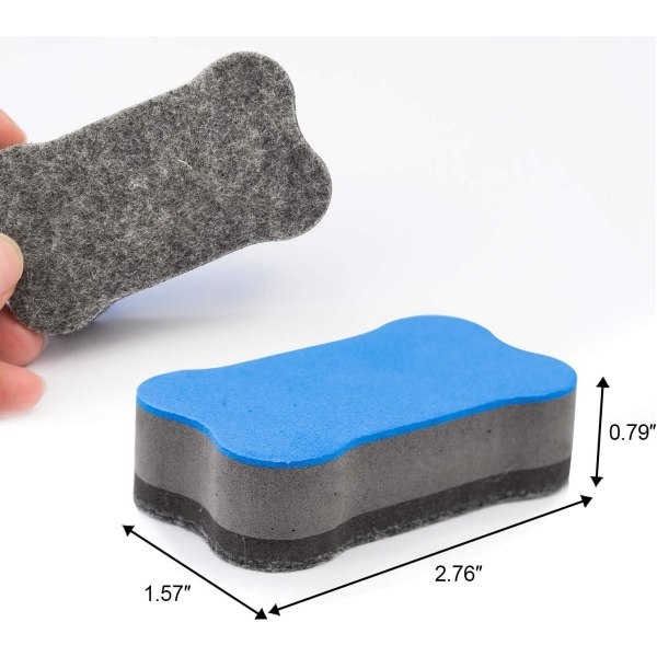 40 Pack Dry Eraser Erasers Magnetic Whiteboard Chalkboard