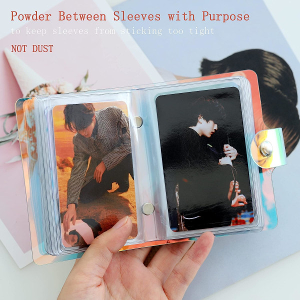 2-pack mini fotoalbum fotokortshållare bok för Polaroid