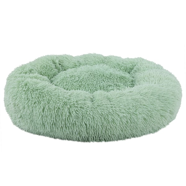 Soft Plush Dog Bed Round Shape Sleeping Bed Cat Puppy Pet Winter Warm Sofa Lounger Cushion