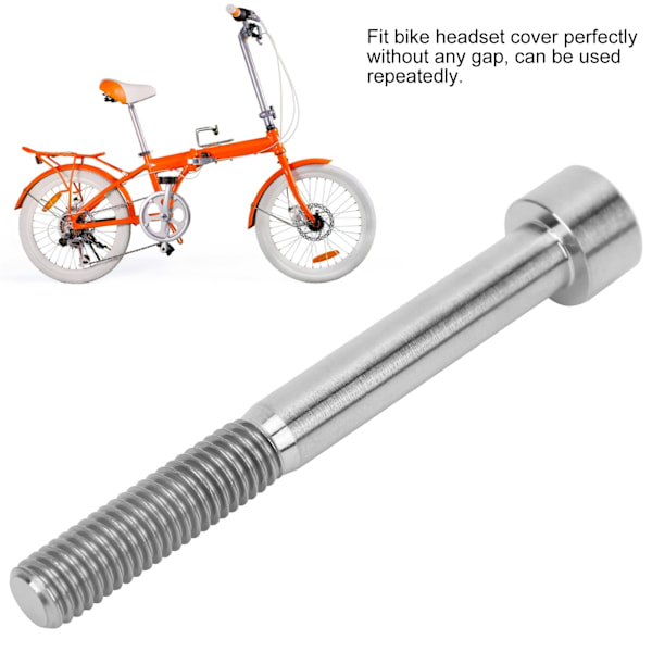 M8x70mm Titanlegerings Sykkel Hodesett Bolt Styre Topphette Skrue for Brompton Folding Sykkel