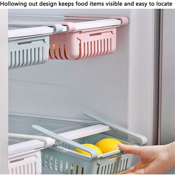 Kjøleskapsarrangører Oppbevaringshylle Fryserhylleholder