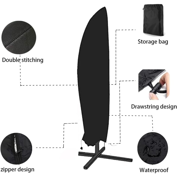 Patio Cantilever Paraply Covers 9-13ft Offset Paraply Cover