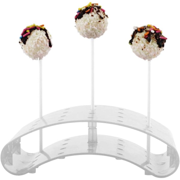 Lollipop-holder for opptil 20 Cakepop, gjennomsiktig skjerm