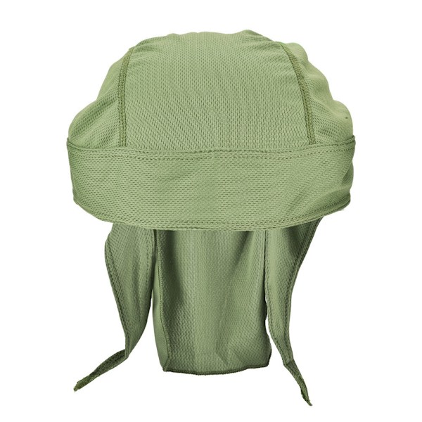 Quick Dry Cycling Cap Sweatproof Bike Scarf Summer Riding Headscarf Sunhat(Pea Green)