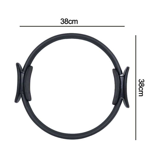 Pilatesring, Magisk Fitnessring med dubbelt grepp för effektiv styrka och motståndsträning