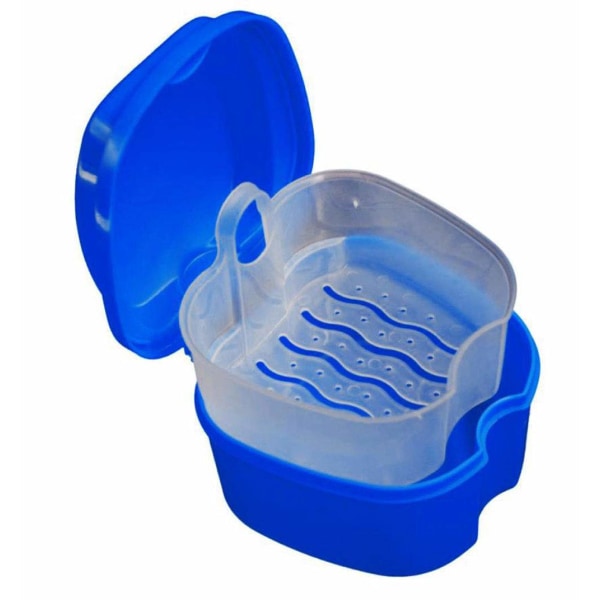 2 Pakke Farver Protes Bath Case Cup Box Holder Opbevaring Soak