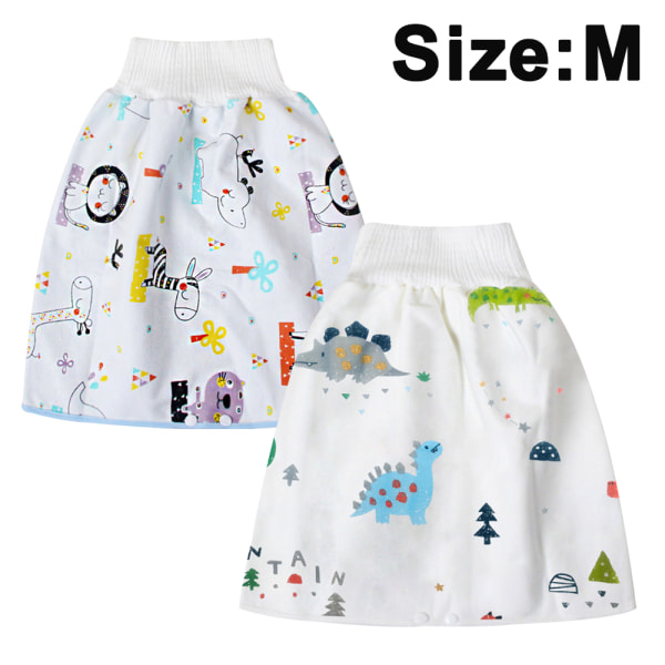 2 stykker børneble-nederdel Shorts Vaskbar babypotte
