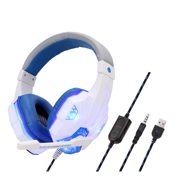 Stereo Gaming Headset for PS4 /PC/ 7.1 Ear Hodetelefoner med