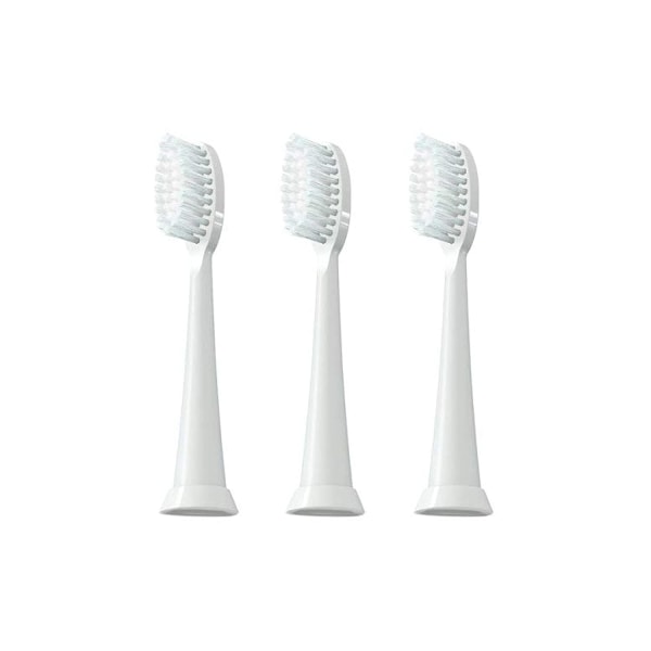 Clean Sonic elektrisk tandbørstehoved, 3-pak, hvid