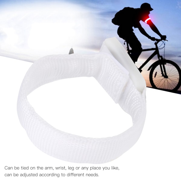 Färgglad RGB LED-armband Ljus upp handledsrem Säkerhetsblinkande handledsband för nattlöpning Cykling