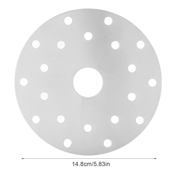 Lämpölevitin Ruostumattomasta Teräksestä Valmistettu Induktiokiertolevymuunninlevy Kaasulevyille Lasilevyille Magneettiselle Keittovälineille 14,8 cm / 5,83 tuuman Halkaisijaltaan